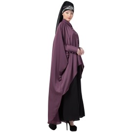 Nazneen Front Open Shirt Kaftan With Inner Casual Abaya