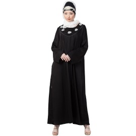 Nazneen scallop yoke bohemian casual Abaya