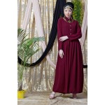 Nazneen Shirt Collar Executive Abaya 