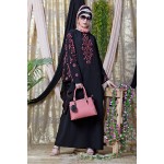 Nazneen embroidered Butterfly Sleeve  Party  Abaya