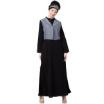 Nazneen Extra contrast Jacket executive Abaya