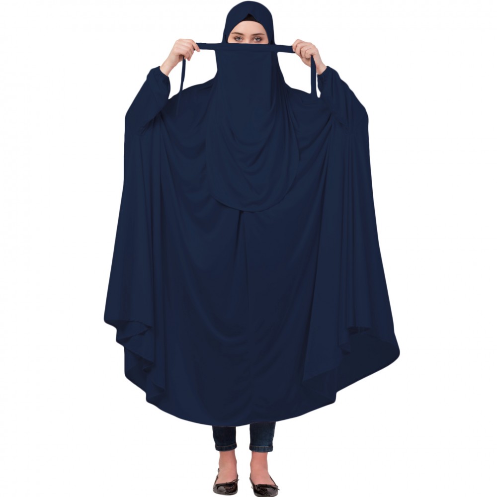 Nazneen Extra Nose Piece Head To Toe Free Size Jilbab