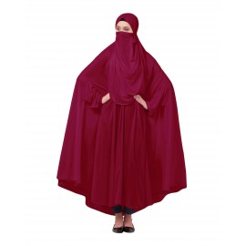 Nazneen Extra Nose Piece Head To Toe Free Size Jilbab