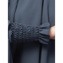 Nazneen stretchable smoking at wrist knee length Jilbab cum prayer khimar  Hijab