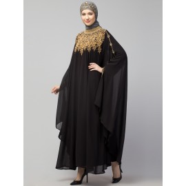 Nazneen Double Layers Hand Embroidered Kaftan