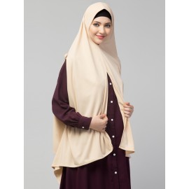 Nazneen buttons at shoulder Malaysian Hijab