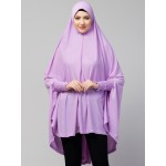 Nazneen stretchable Jersey smoking at  sleeve  Jilbab cum prayer khimar  Hijab