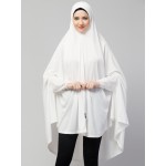 Nazneen stretchable Jersey elastic at wrist with sleeve  Jilbab cum prayer khimar  Hijab