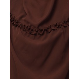 Nazneen Frill around shoulder, Triangle instant ready to wear tie at back Trendy Hijab