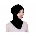 Nazneen Stretchable Under Hijab Ninja cap (Black)