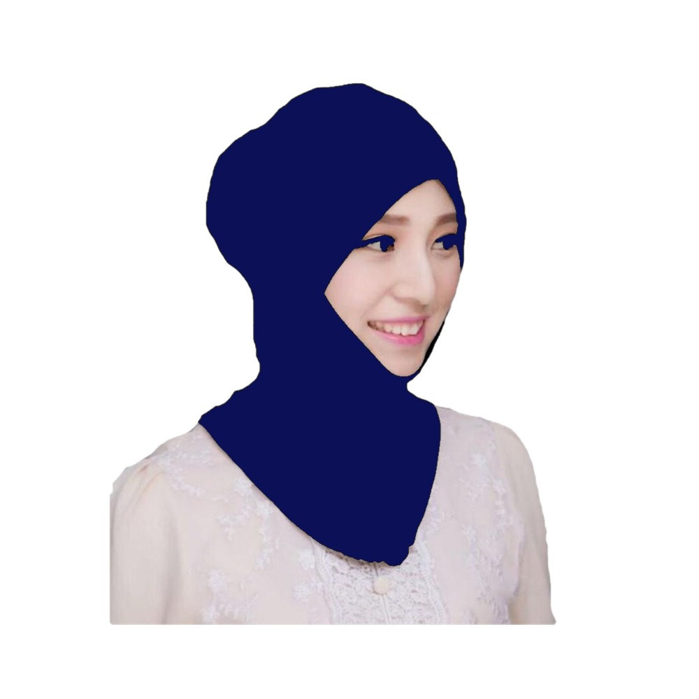 Nazneen Stretchable Under Hijab Ninja cap (Navy Blue)