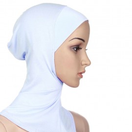 Nazneen Stretchable Under Hijab Ninja cap (White)