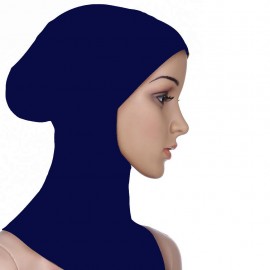 Nazneen Stretchable Under Hijab Ninja cap (Navy Blue)