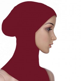 Nazneen Stretchable Under Hijab Ninja cap (Maroon)