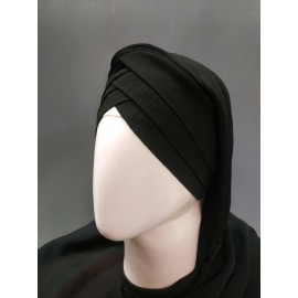 Hijab World 3 Layers Turban Style Hijab