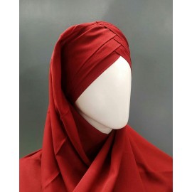 Hijab World 3 Layers Turban Style Hijab