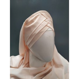 Hijab World 3 Layers Turban Style Hijab