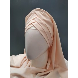 Hijab World 3 Layers Turban Style Hijab