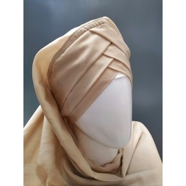 Hijab World 3 Layers Turban Style Hijab