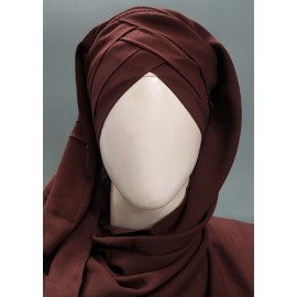 Hijab World 3 Layers Turban Style Hijab