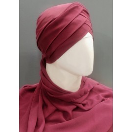 Hijab World 3 Layers Turban Style Hijab