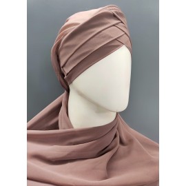 Hijab World 3 Layers Turban Style Hijab