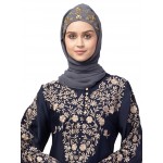 Hijab World Hand Embroidered Halime Sultan Ready To Wear Hijab 