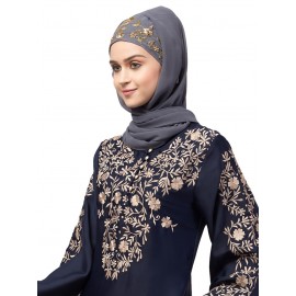 Hijab World Hand Embroidered Halime Sultan Ready To Wear Hijab 