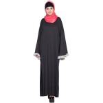 Nazneen Butterfly Sleeve A Line Casual Abaya