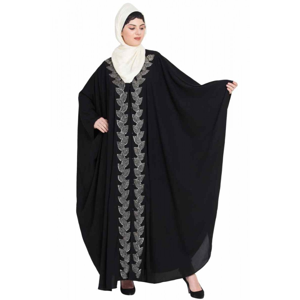 Nazneen Hand Work Front Open Party Kaftan