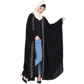 Nazneen Hand Work Front Open Party Kaftan