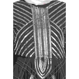 Nazneen Beads Sequins Embellished Party Abaya
