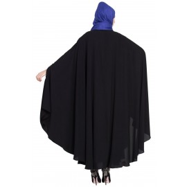 Nazneen Black Blue Hand Work Irani Kaftan