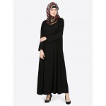 Nazneen Basic Plain Casual Abaya