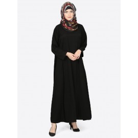 Nazneen Basic Plain Casual Abaya