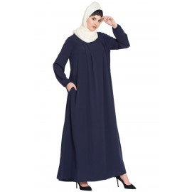 Nazneen Four Pleats At Bust Casual Abaya