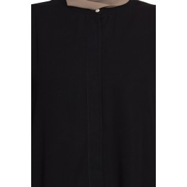 Nazneen Hidden Placket Front Open Casual Abaya