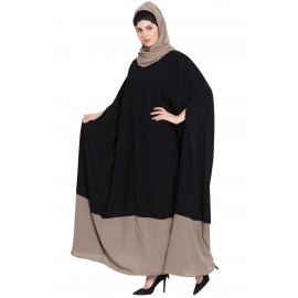 Nazneen Contrast Bottom Irani Kaftan