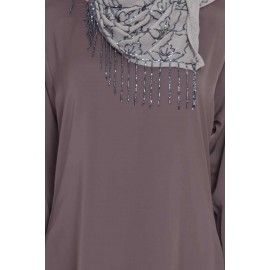 Nazneen Sleeve Embroidered Umbrella Abaya