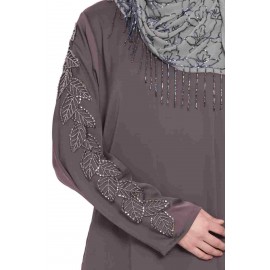 Nazneen Sleeve Embroidered Umbrella Abaya
