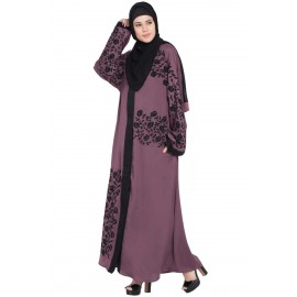 Nazneen Front Open Embroidered Dubai Kaftan