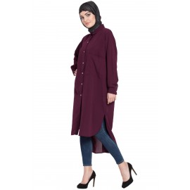 Nazneen Big Pocket Long Modest Shirt