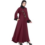 Nazneen Hand Embroidered Umbrella Nida Abaya