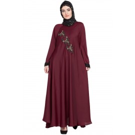 Nazneen Hand Embroidered Umbrella Nida Abaya