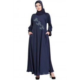 Nazneen Hand Embroidered Umbrella Nida Abaya