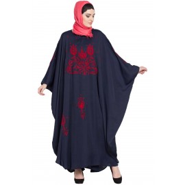 Nazneen Thread Embroidered Nida Kaftan