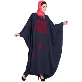 Nazneen Thread Embroidered Nida Kaftan