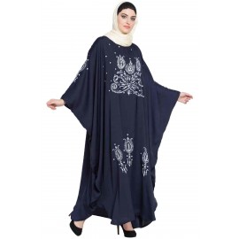 Nazneen Thread Embroidered Nida Kaftan