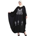 Nazneen Thread Embroidered Nida Kaftan