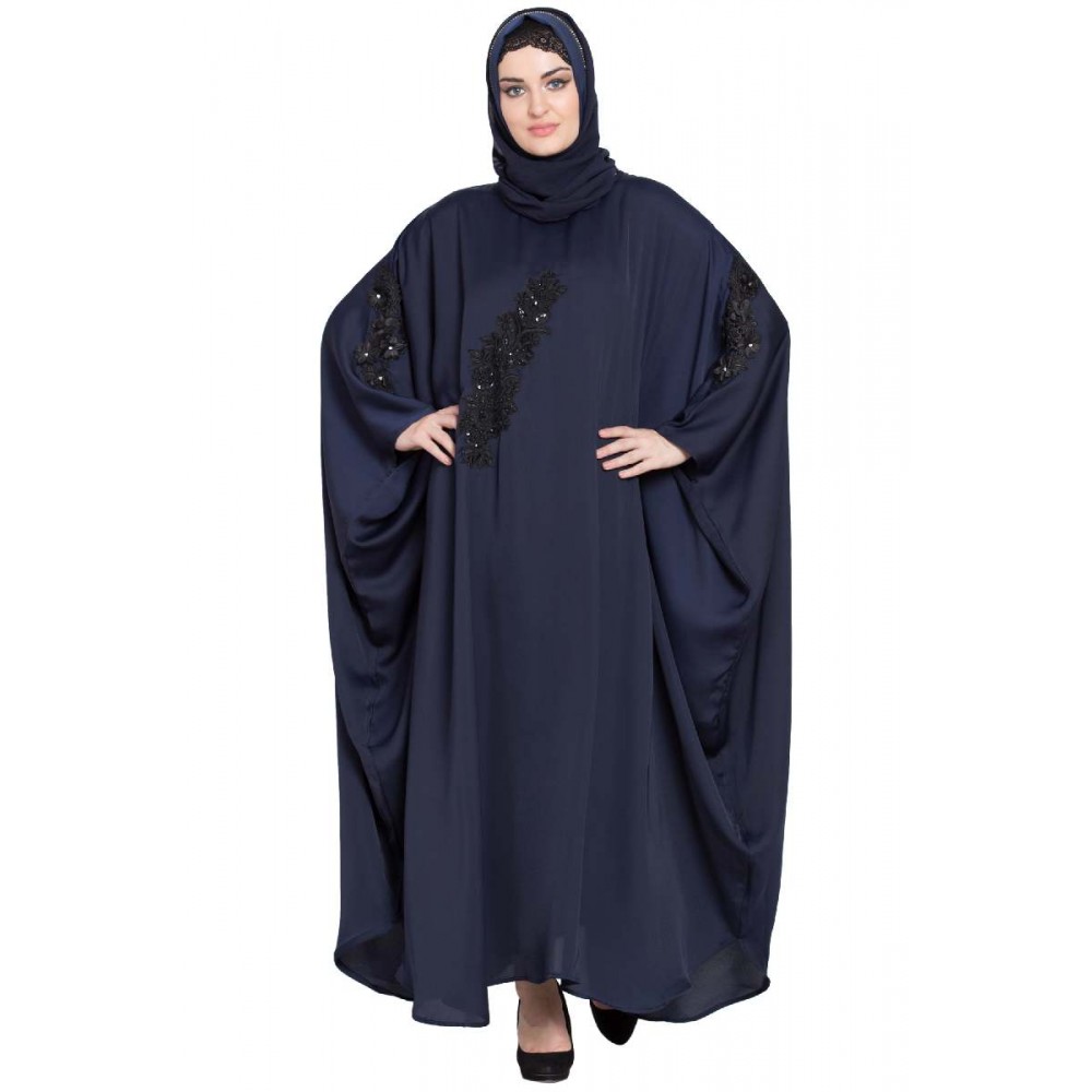 Nazneen Embellished Patch Nida Kaftan